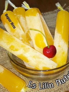 Foto resep Es Lilin Nutrisari Jeruk