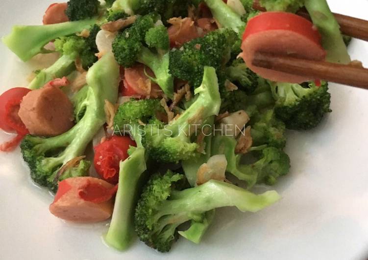 Resep Tumis Brokoli dengan Bawang Putih, Enak Banget