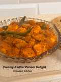 Creamy Kadhai Paneer Delight – A Special Sabzi for Chapati Lovers!