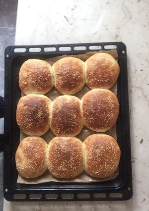 صورة لوصفة خبز البرغر
