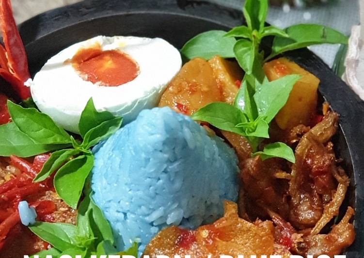 Resep 22. Nasi Kerabu / Blue Rice | Resep Bumbu 22. Nasi Kerabu / Blue Rice Yang Lezat