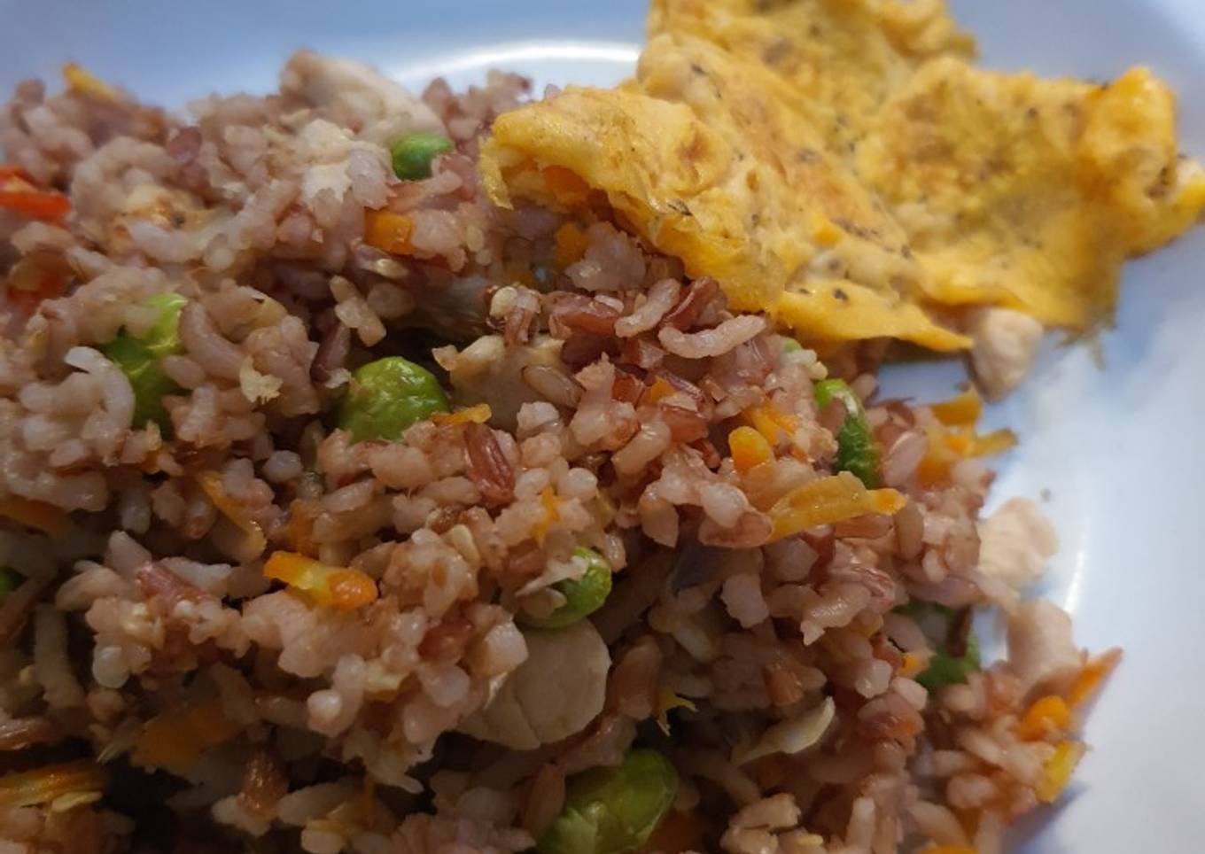 Nasi goreng diet no minyak