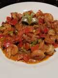 Shrimp & Grit Cakes (Kentucky Bourbon Butter Sauce)
