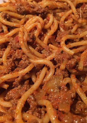 Foto resep Spaghetti Bolognaise Praktis dan Enak
