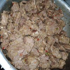 A picture of Beef steam.