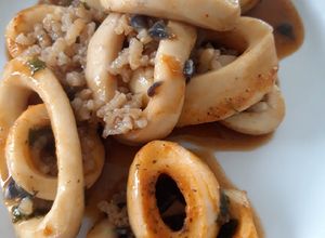 Une photo de Risotto d'encornets