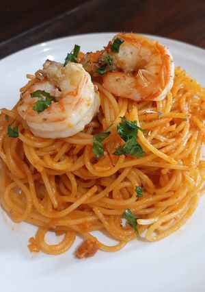 Foto resep Spaghetti udang