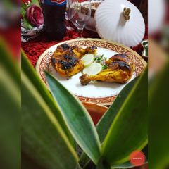 Pan chicken tandoori A picture of Pan chicken tandoori.