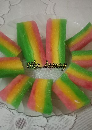 Foto resep Lapis Singkong Pelangi