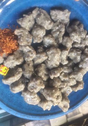 A picture of Danwake(dumplings).