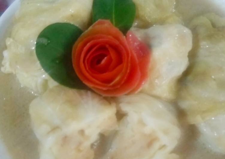 Bagaimana Menyiapkan Perkedel ngumpet kuah santan yang Enak Banget