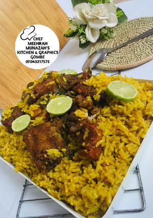 A picture of Yummy Jollof Rice.