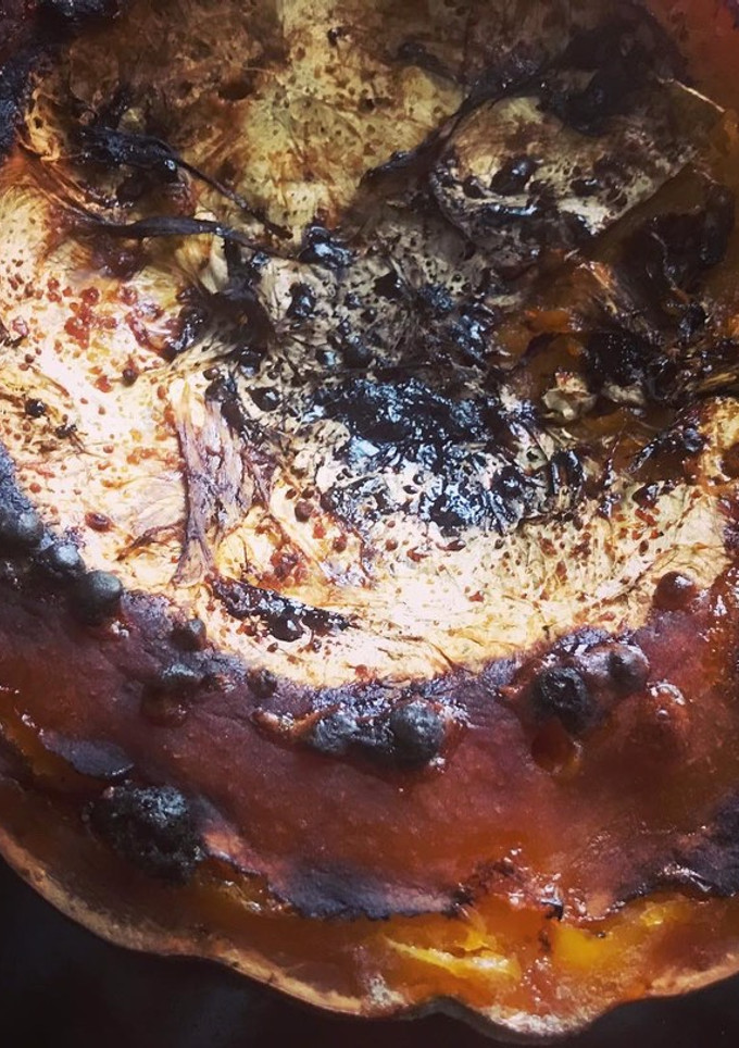 Una foto de Calabaza asada