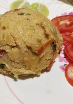 A picture of Tomato upma.