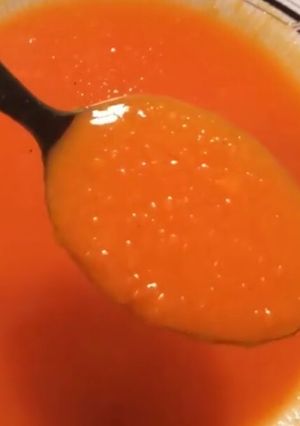 Una foto de Sopa de calabaza saludable para el invierno! Sopa detox❤️