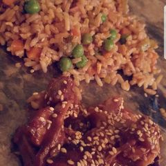 A picture of Crockpot Honey Sesame Chicken.