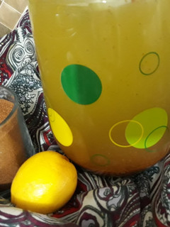 عکسی از دستور شربت لیمو خاکشیر