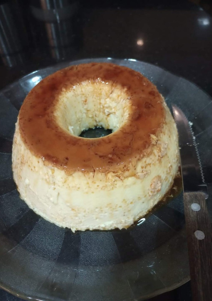 Una foto de (KETO) flan 🍮🤤