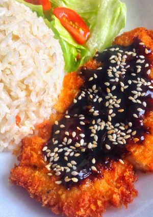 Foto resep Chicken Katsu saos teriyaki
