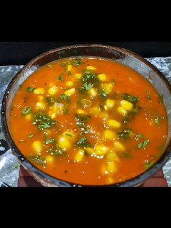 ટોમેટો સ્વીટ કોર્ન સૂપ (Tomato sweetcorn Soup Recipe in Gujarati રેસીપી મુખ્ય ફોટો