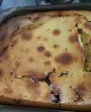 Queque de coco con chispas de chocolate