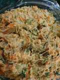 Ensalada de surimi con tallarines de arroz