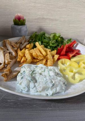 Fitt gyros tál házilag recept fotója
