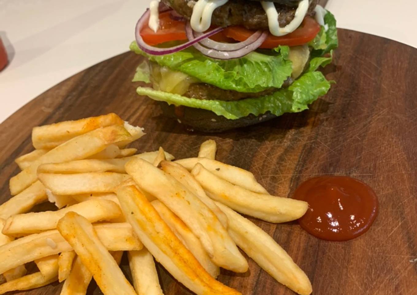 Double beef Exotic burger (ala resto)