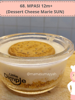 Foto resep 68. MPASI 12m+ Dessert Cheese Marie SUN