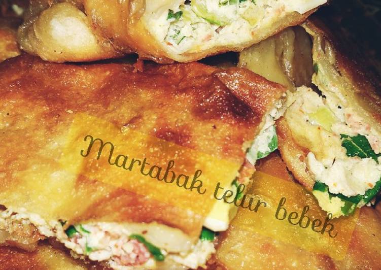 urutan Membuat Martabak Telur bebek Jadi, Enak