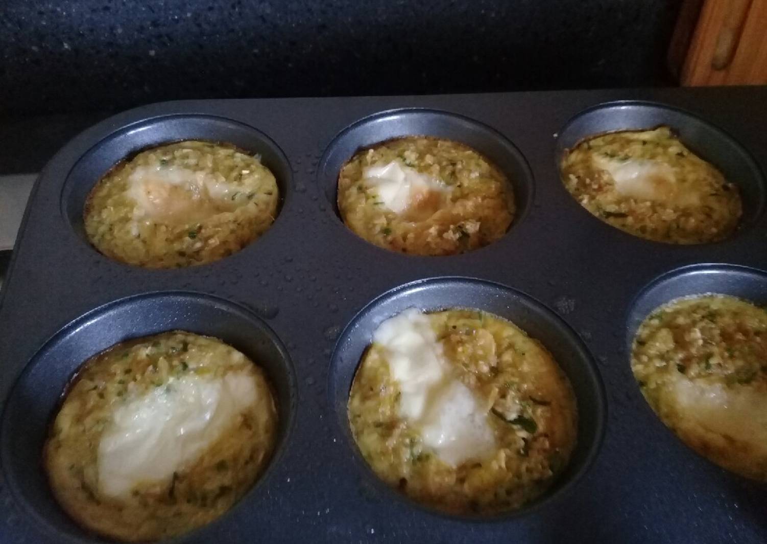 Muffins de zapallitos y avena🤓 Receta de Xu Cookpad