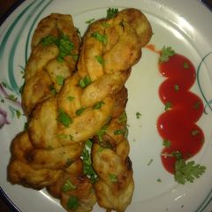 A picture of Chicken Tikka Braids.