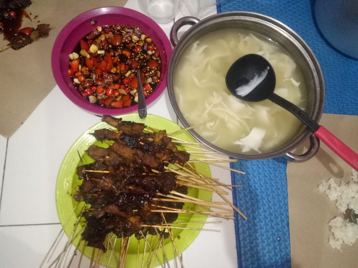 Langkah Mudah untuk Menyiapkan Sate maranggi daging sapi (bumil friendly) yang Enak