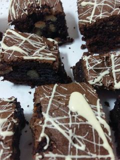 Una foto de Brownie de chocolate