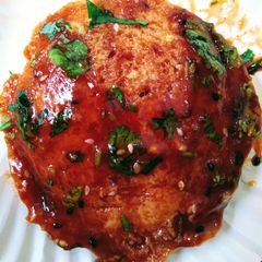 Marwadi dhokla (bikaner special) A picture of Marwadi dhokla (bikaner special).