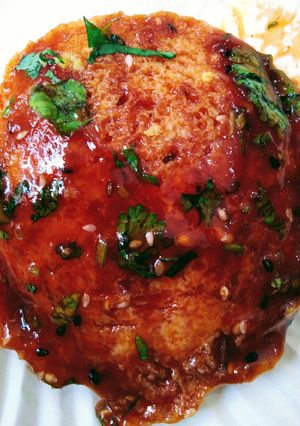 A picture of Marwadi dhokla (bikaner special).