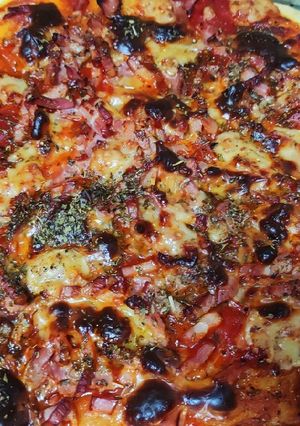 Una foto de Pizza sin levadura