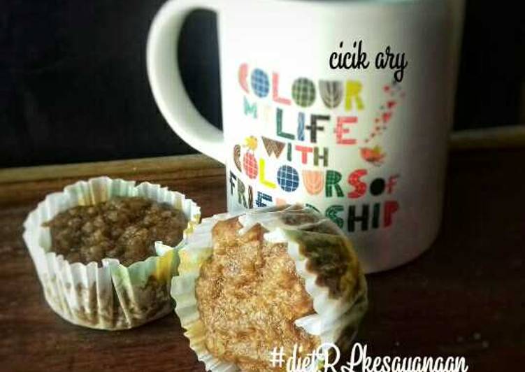 Oatmeal pisang kukus #DietRL