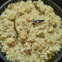 A picture of Yam Pulao.