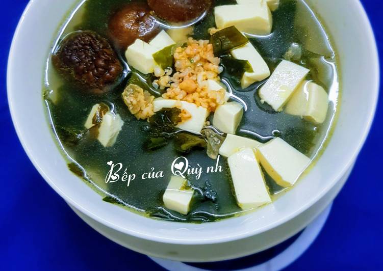 Simple Way to Prepare Super Quick Homemade Canh rong biển, đậu non nấu tôm băm