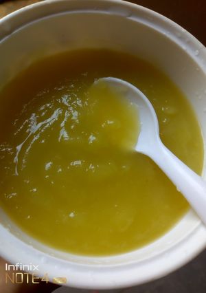 A picture of Baby puree.