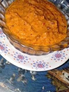 ટામેટા ડુંગળી ની ચટણી(tameta dungdi ni chatni recipe in gujrati) રેસીપી મુખ્ય ફોટો