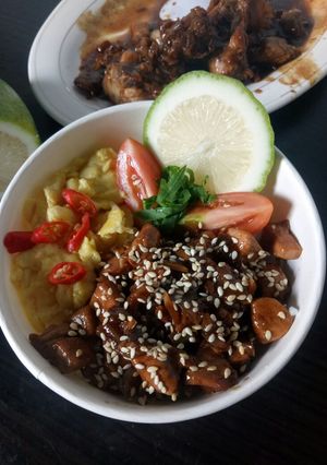 Foto resep Rice bowl Chicken Teriyaki