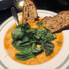 A picture of Instant Pot Tomato Soup.