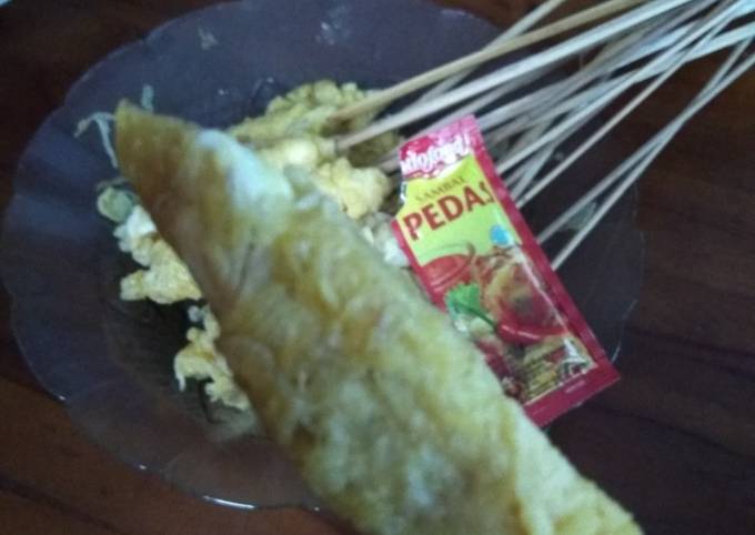 Sate telur gulung