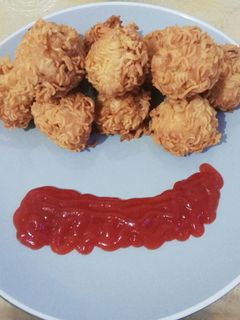 Foto resep Bola-bola tahu rambutan Indomie