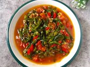 Gambar tumis bunga genjer saus tiram