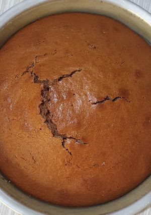 Una foto de Bizcochuelo de chocolate 🍰🍫