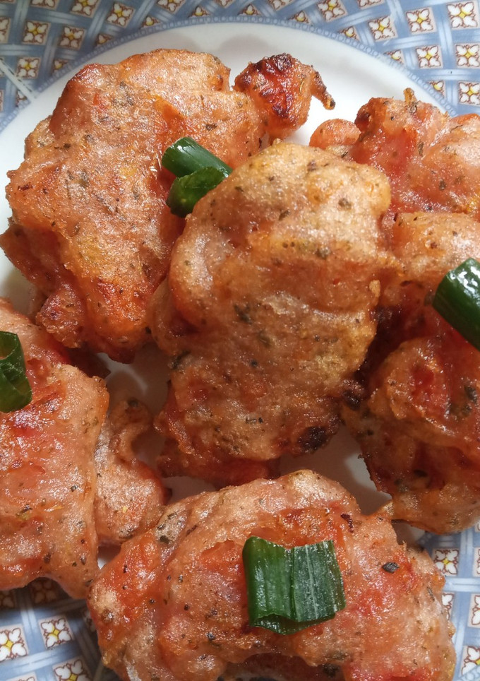 Una foto de Buñuelos de tomate sin gluten, sin lácteos, sin huevos