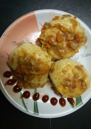 A picture of Masala pav.
